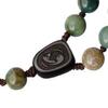 IHM Imports Sine Cera Multicolor Onyx/Jujube Wood 5 Decade Catholic Rosary, Laser Engraved Crucifix/Double-sided Centerpiece, Smooth 8mm Beads view 3