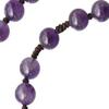 IHM Imports Sine Cera Amethyst/Jujube Wood 5 Decade Catholic Rosary, Laser Engraved Crucifix/Double-sided Centerpiece, Smooth 8mm Beads view 4