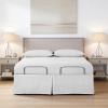Bed Makers Never Lift Your Mattress Bed Skirt for Adjustable Beds, Split Corners, 15 Inch Drop Length, Queen, White view 2