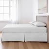 Bed Makers Never Lift Your Mattress Bed Skirt for Adjustable Beds, Split Corners, 15 Inch Drop Length, Queen, White view 3