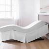 Bed Makers Never Lift Your Mattress Bed Skirt for Adjustable Beds, Split Corners, 15 Inch Drop Length, Queen, White view 4