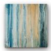 Renditions Gallery Canvas Wall Art for Home Teal & Orange Tiger Stripes Abstract Artwork Prints for Bedroom Kitchen Decorations - 40"x40" LT34 view 1
