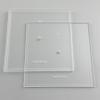 CAKESAFE 8.5 Inch Square Acrylic Disk Set 2-8.5 Clear Acrylic Buttercream Disks Perfect Tool to Smooth the Frosting on Your Cakes, Disk Size and Perimeter Border Engraved on all Disks view 3