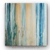 Renditions Gallery Canvas Wall Art for Home Teal & Orange Tiger Stripes Abstract Artwork Prints for Bedroom Kitchen Decorations - 40"x40" LT34 view 2