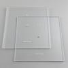 CAKESAFE 10.0 Inch Square Acrylic Disk Set  2-10.0 Clear  Food Grade Acrylic Buttercream Disks  Perfect Icing Tool to Smooth the Frosting on Your Cakes, Disk Size Engraved on Every Disk view 3