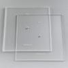 CAKESAFE 10.25 Inch Square Acrylic Disk Set  2-10.25 Clear  Acrylic Buttercream Disks  Perfect Tool to Smooth the Frosting on Your Cakes, Disk Size and Perimeter Border Engraved on all Disks view 3