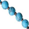 Sine Cera Turquoise/Jujube Wood 5 Decade Catholic Rosary, Laser Engraved Crucifix/Double-Sided Centerpiece, Smooth 6mm Beads view 4