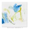 Renditions Gallery Nature Wall Art for Home Decor Blue & Green Sea Scrawl Abstract Paintings for Living Room Office Kitchen Decorations - 40"x40" LT34 view 2