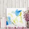 Renditions Gallery Nature Wall Art for Home Decor Blue & Green Sea Scrawl Abstract Paintings for Living Room Office Kitchen Decorations - 40"x40" LT34 view 3