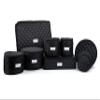 Covermates Keepsakes - Dish Storage Set - Padded Protection - ID Window - Stain Resistant - Machine Washable - China Storage, Black view 1