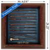 Trends International The Wizarding World: Harry Potter - Wands Wall Poster, 14.725" x 22.375", Mahogany Framed Version view 3