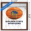 Trends International NBA Golden State Warriors - Drip Ball 20 Wall Poster, 14.725" x 22.375", Mahogany Framed Version view 3