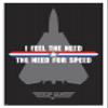 Trends International Top Gun - Need for Speed Wall Poster, 14.725" x 22.375", White Framed Version view 1
