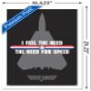 Trends International Top Gun - Need for Speed Wall Poster, 14.725" x 22.375", White Framed Version view 3