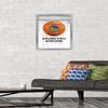 Trends International NBA Golden State Warriors - Drip Ball 20 Wall Poster, 14.725" x 22.375", Silver Framed Version view 2