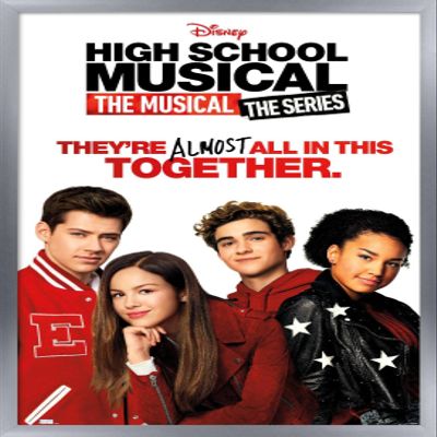 Trends International High School Musical: The Musical: The Series - Key Art Wall Poster, 14.725" x 22.375", Silver Framed Version
