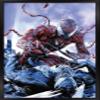 Trends International Marvel Comics - Carnage - Battle with Venom Wall Poster, 14.725" x 22.375", Black Framed Version view 1