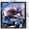 Trends International Marvel Comics - Carnage - Battle with Venom Wall Poster, 14.725" x 22.375", Black Framed Version view 3