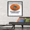 Trends International NBA Golden State Warriors - Drip Ball 20 Wall Poster, 22.375" x 34", Black Framed Version view 2