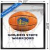 Trends International NBA Golden State Warriors - Drip Ball 20 Wall Poster, 22.375" x 34", Black Framed Version view 3
