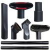 8 Pack Vacuum Attachments for Shop Vac Accessories 1 1/4" - 2 Vacuum Extension Wand, 1 1/4 inch (32 mm) & 1 3/8 inch (35 mm) Vacuum Hose Adapter, 1 1/4 inch Vacuum Cleaner Accessories Brush Kit view 1