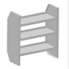 Adrian Steel HD-28NV2, 3-Shelf Unit view 2