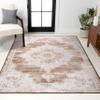 JONATHAN Y Alhambra Ornate Medallion Modern Brown/Cream Indoor Area Rug, 8x10, Vintage, Bohemian, Easy-Cleaning for Living Room, Bedroom, Kitchen, Pet Friendly, Non-Shedding (MDP400B-8) view 1