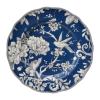 222 Fifth Adelaide 16-Piece Dark Blue Porcelain Dinnerware Set  Service for 4, Plate, Bowl & Mug Set, Bird & Floral Design, for Everyday Dining & Entertainment, Microwave & Dishwasher Safe view 3