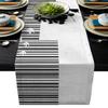 Dining Table Runner for Home Kitchen Dining Table Coffee Table Decorative Illustration Style Boy Fishing Silhouette Cotton Line Table Linens for Holiday/Wedding/Gathering Party 18x72inch view 1