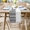 Dining Table Runner for Home Kitchen Dining Table Coffee Table Decorative Illustration Style Boy Fishing Silhouette Cotton Line Table Linens for Holiday/Wedding/Gathering Party 18x72inch view 2