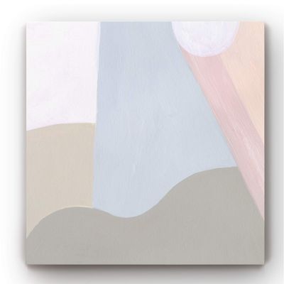 Renditions Gallery Canvas Art Home Decorations Modern Multicolor Pastel Abstract Wall Paintings for Living Room Home Kitchen Decor - 40"x40" LT34