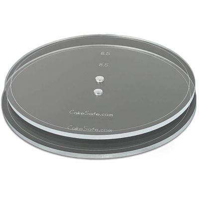 CAKESAFE 2-8.5 Clear Acrylic Disks Perfect Icing Tool to Smooth the Buttercream on Your Cakes