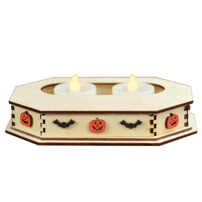Ginger Cottages Tealight Display - Spooky (Lg) Ornaments for Christmas Tree