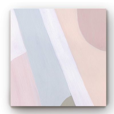Renditions Gallery Canvas Art Home Decorations Modern Multicolor Pastel Abstract Wall Paintings for Living Room Home Kitchen Decor - 40"x40" LT34