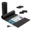 Activated Carbon Filter Pad - Cut to Fit Air Vent Filters for Home, AC, Furnace, Range Hood & Vent - Charcoal Filter Sheets Material for Dust, Odor, Smoke & Allergen Removal - 2 Pack view 1