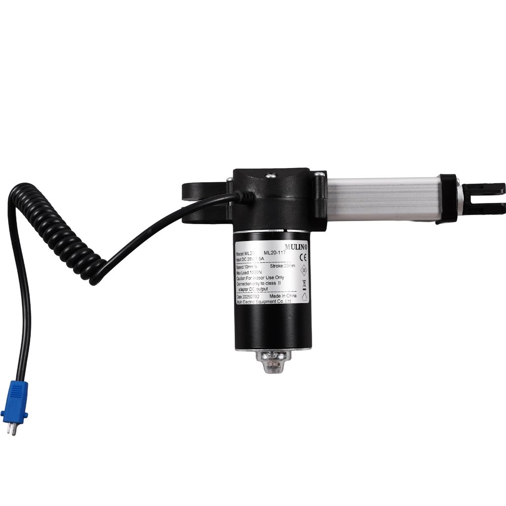 Mulin Power Recliner Motor Replacement with Cord Model ML20-117 Linear Actuator for Sofa Lift Chair Couch Massage Seat Bed Same as ML20-118