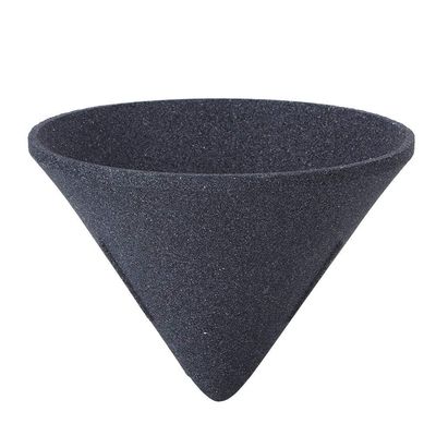 Cone Shape Coffee Filter Alumina Ore Coffee Dripper Filter, Pour 1-4 Cups Ceramic Over Coffee Dripper For Home & Office Coffee Lovers and Baristas