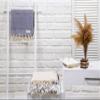Bersuse 100% Cotton Ventura Bathroom Hand Towels - Turkish Towels, Absorbent Soft Gentle Quick-Drying Cotton - Hair, Face, Hand, Kitchen Tea Towel - 23x39 Inches, Dark Blue (Set of 12) view 3