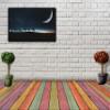 Moon Wall Art Decor Picture Painting Poster Print on Canvas Panels Pieces - Creative Theme Wall Decoration Set - Moon Wall Picture for Creative Space 23 by 40 in view 2