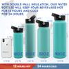 Graduation Gifts, Water Bottle Personalized with Straw Lid - 32 oz - Rose | Custom Water Bottle w Text - Insulated Double Wall - High School, College, Class of 2025 | 9 Color - Congrats Grad view 3