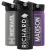 Graduation Gifts, Water Bottle Personalized with Straw Lid - 18 oz - Black | Custom Water Bottle w Text - Insulated Double Wall - High School, College, Class of 2025 | 9 Color - Congrats Grad view 1