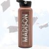 Graduation Gifts, Water Bottle Personalized with Straw Lid - 40 oz - Rose | Custom Water Bottle w Text - Insulated Double Wall - High School, College, Class of 2025 | 9 Color - Congrats Grad view 4