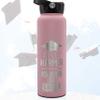 Graduation Gifts, Water Bottle Personalized with Straw Lid - 40 oz - Pink | Custom Water Bottle w Text - Insulated Double Wall - High School, College, Class of 2025 | 9 Color - Congrats Grad view 4