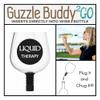 Guzzle Buddy 2GO Unbreakable Tritan Plastic 16 Ounce Wine Glass, It Turns Your Bottle Into Your Glass, Wine Bottle Topper Christmas Gift White Elephant for Wife - Liquid Therapy Design view 2