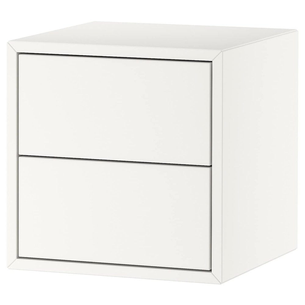 Ikea Eket Cabinet with 2 Drawers White 13 3/4x13 3/4x13 3/4 304.289.15