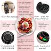 Moss & Stone Belgian Waffle Maker, Electric Flip Waffle Machine with Adjustable Temperature Control, Non-Stick Grids for Smooth Release, Compact 8-Inch Round Waffle Maker, Black view 3