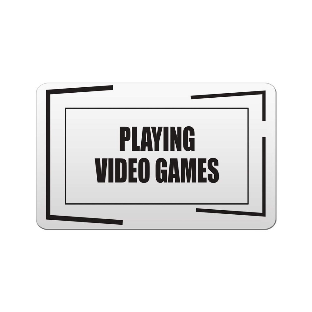 Makoroni - PLAYING VIDEO GAMES Hobby Refrigerator Wall Magnet 2.75x3.5 inc Des#97