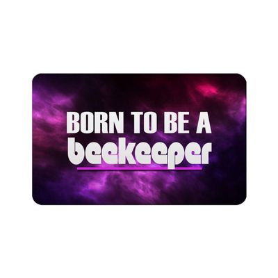 Makoroni - BORN TO BE A BEEKEEPER Refrigerator Wall Magnet 2.75x3.5 inc Des#55