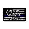 Makoroni - MY HEART BELONGS TO A SHERIFF Police Refrigerator Wall Magnet 2.75x3.5 inc Des#72 view 1