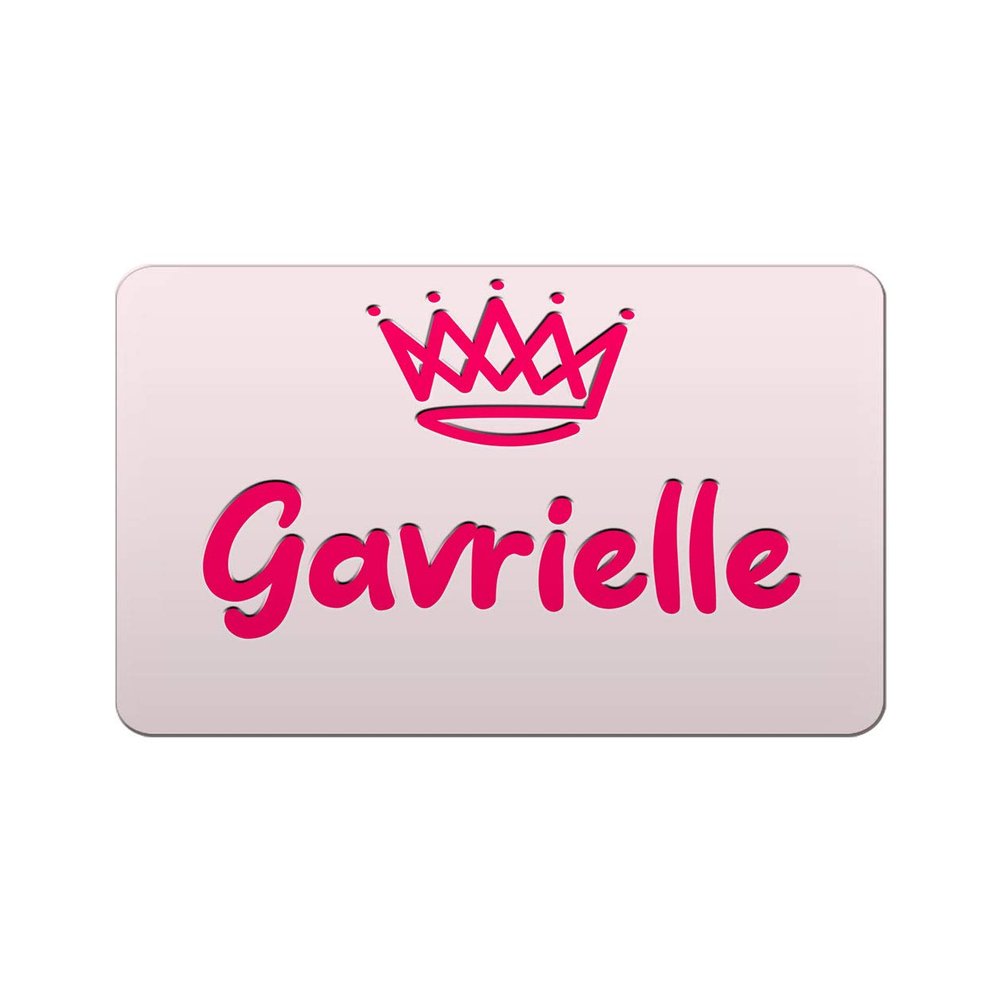 Makoroni - Gavrielle Female and Girl Name Name Refrigerator Wall Magnet 2.75x3.5 inc